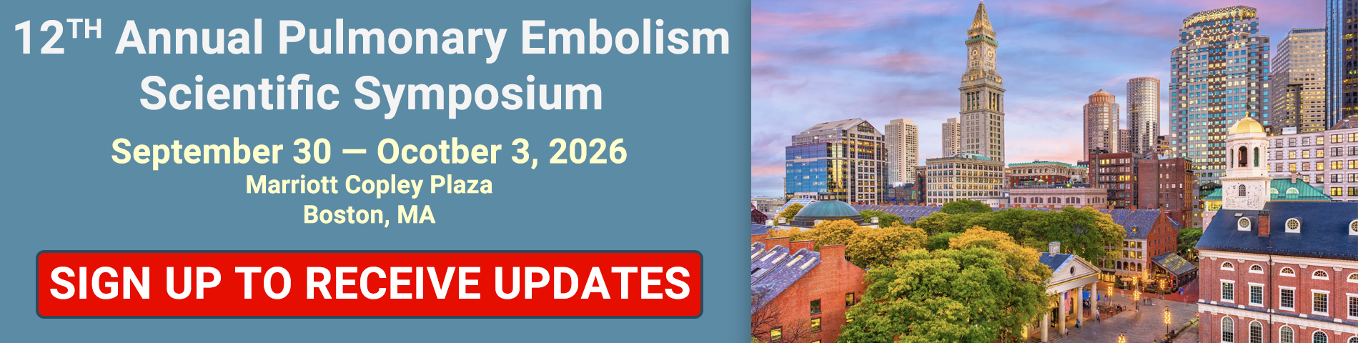 12th Annual Pulmonary Embolism Scientific Symposium